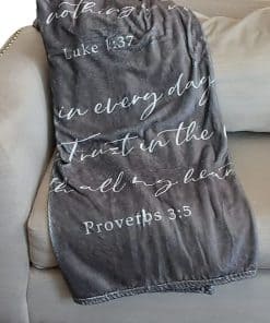 Manta ligera con versículos de la Biblia Inspirational