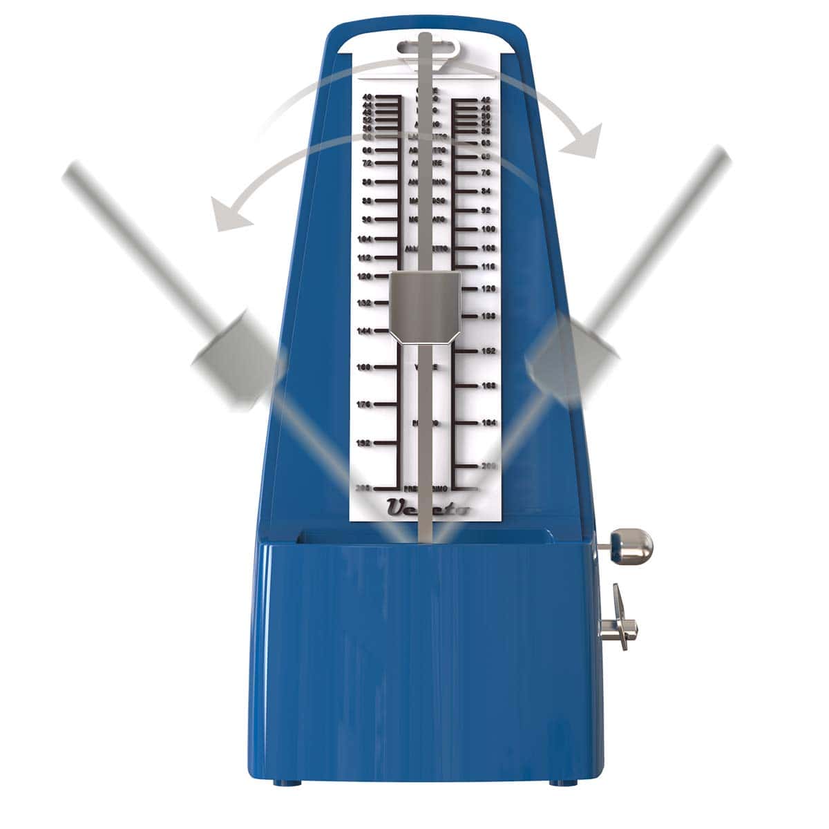 Metronomo Mecánico Sonido Alto Piano Tambor Violin Guitarra - Imagen 3