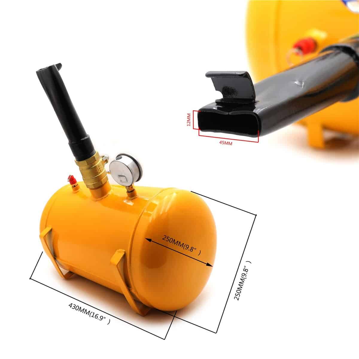 XKMT- Herramienta de inflado de neumáticos para asiento de - Imagen 4