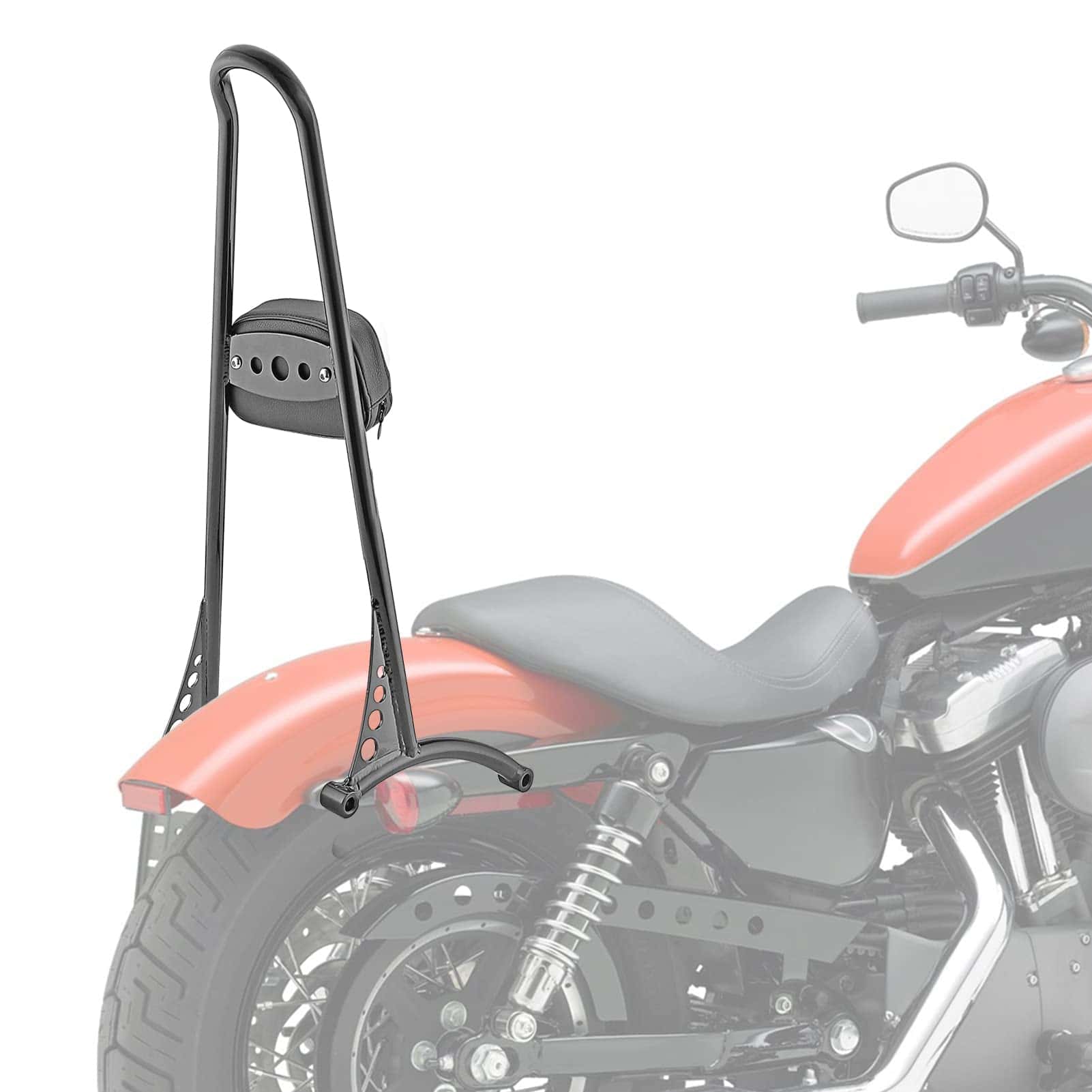 Wsays 21" Alto Respaldo de Pasajero Estilo Clásico Gloss - Imagen 9