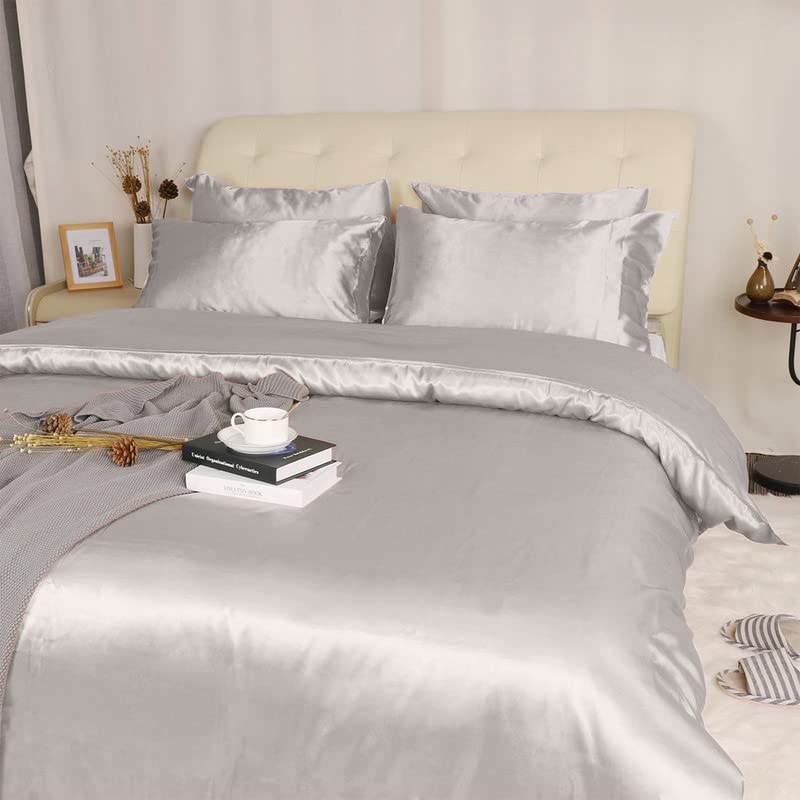 Juego de Sábanas de Seda de Satén Roch Linen 4 Piezas -