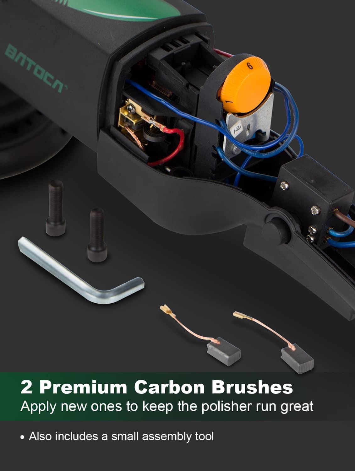 Pulidor BATOCA de Doble Acción, Pulidor y Encerador - Imagen 6