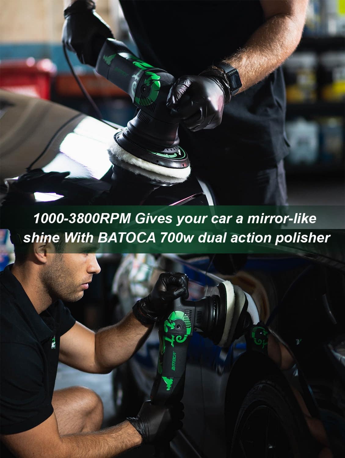 Pulidor BATOCA de Doble Acción, Pulidor y Encerador - Imagen 10