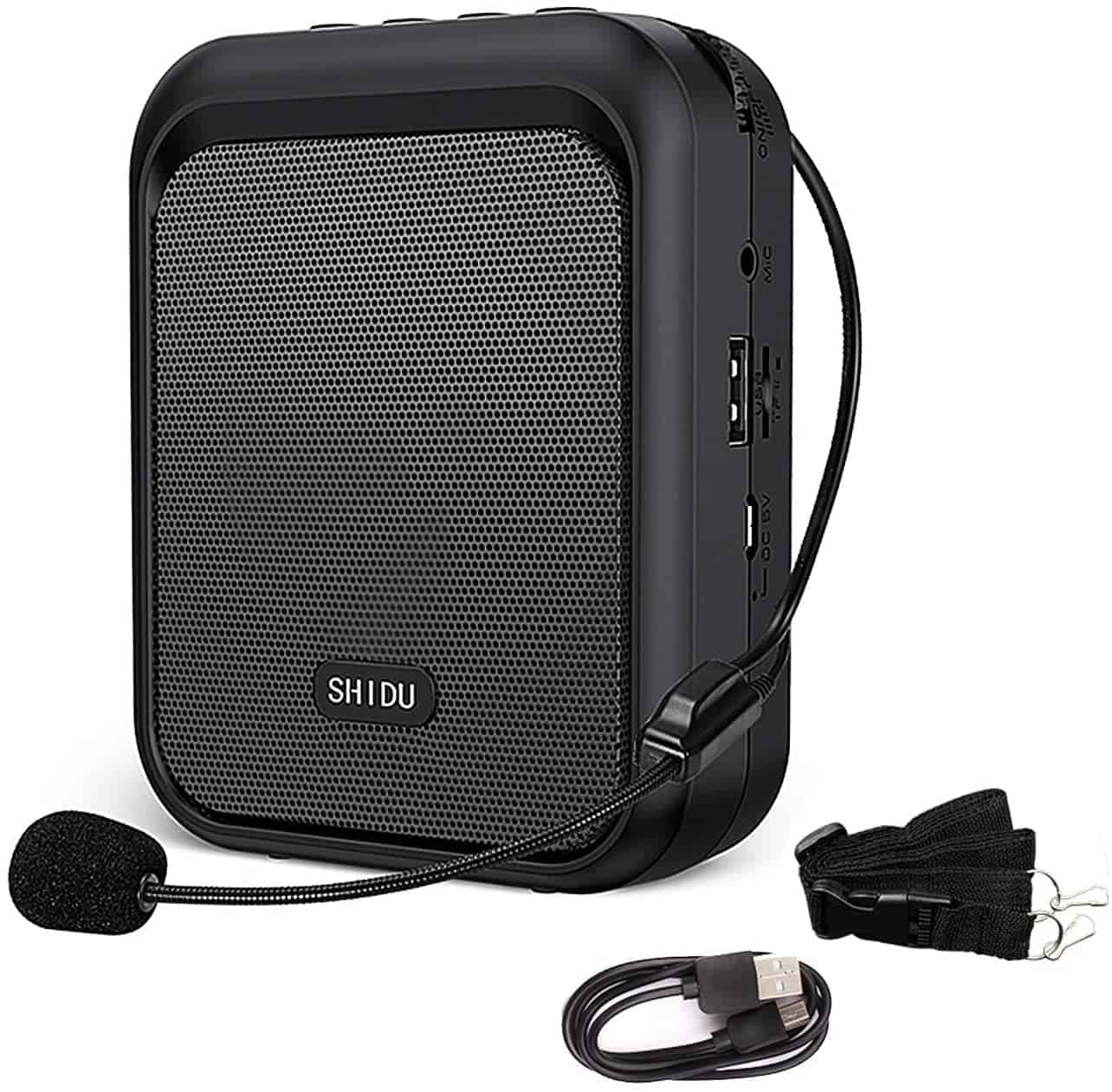 Amplificador de voz mini portátil SHIDU con altavoz