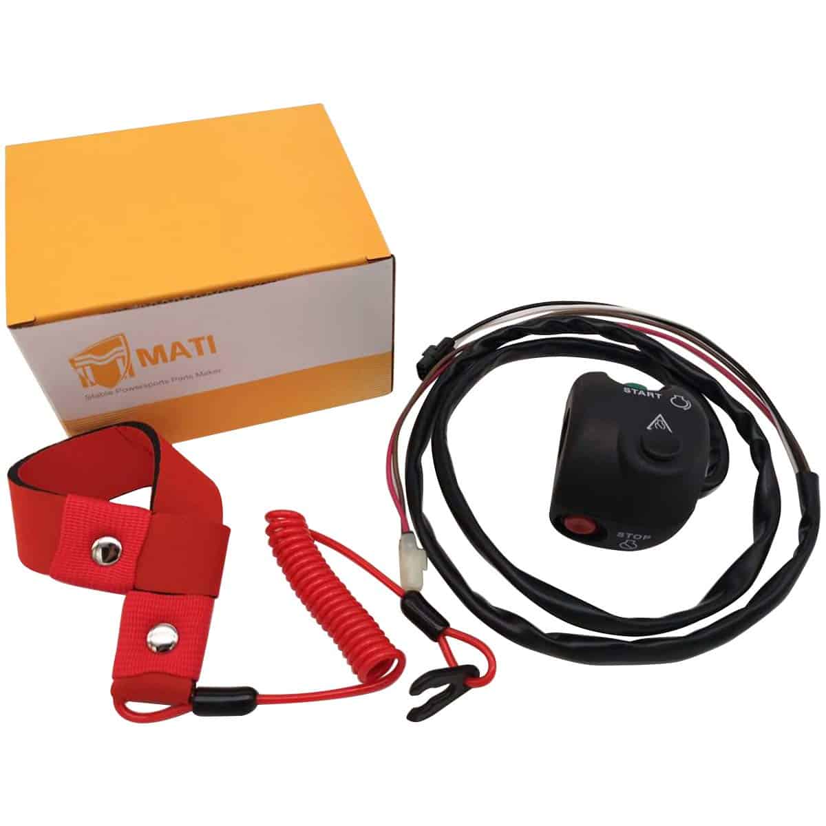 M MATI Handlebar Start Stop Kill Switch Box Aassy & Safety - Imagen 5