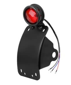 Amazicha 3/4" Luz de Freno Trasera LED para Motocicleta con