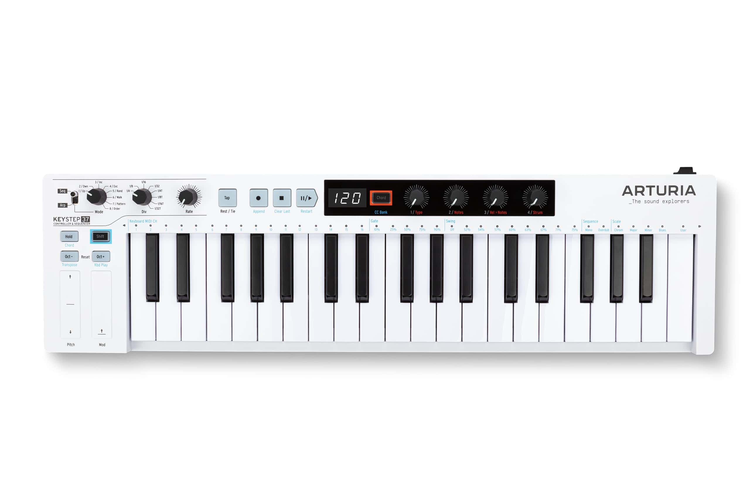 Controlador y Secuenciador Arturia KeyStep 37 USB/MIDI/CV