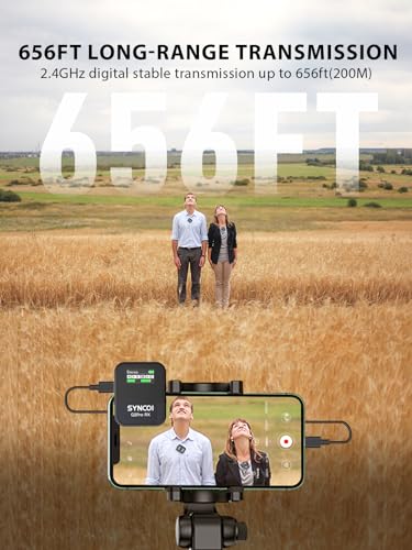 Sistema de Micrófono Lavalier Inalámbrico SYNCO G2(A2) PRO, - Imagen 6