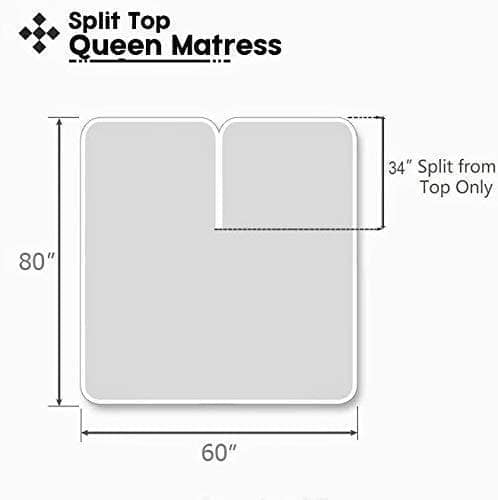 Juego de sábanas Superior para camas ajustables Split King, - Imagen 5