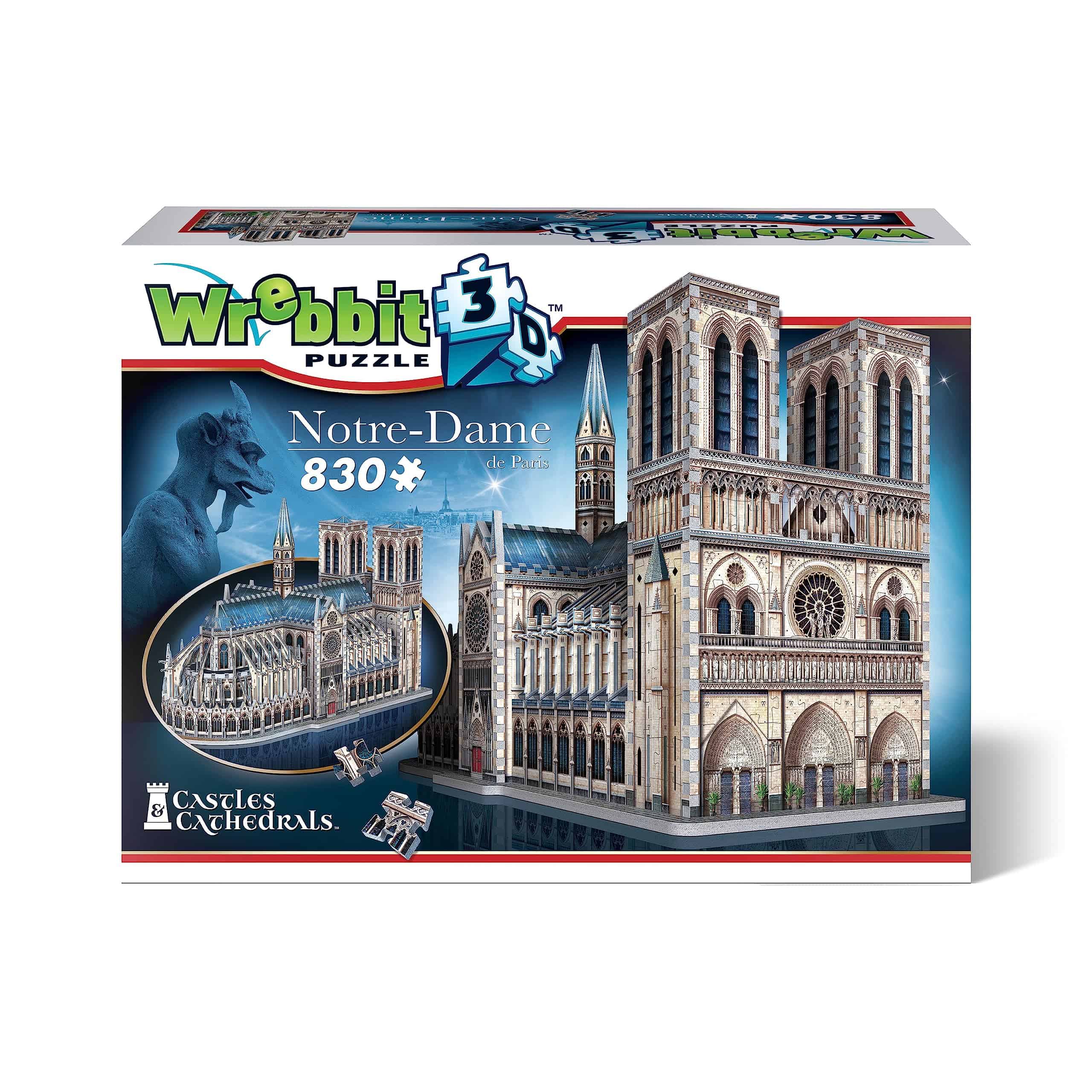 Rompecabezas 3D Notre-Dame de Paris - 830 Piezas