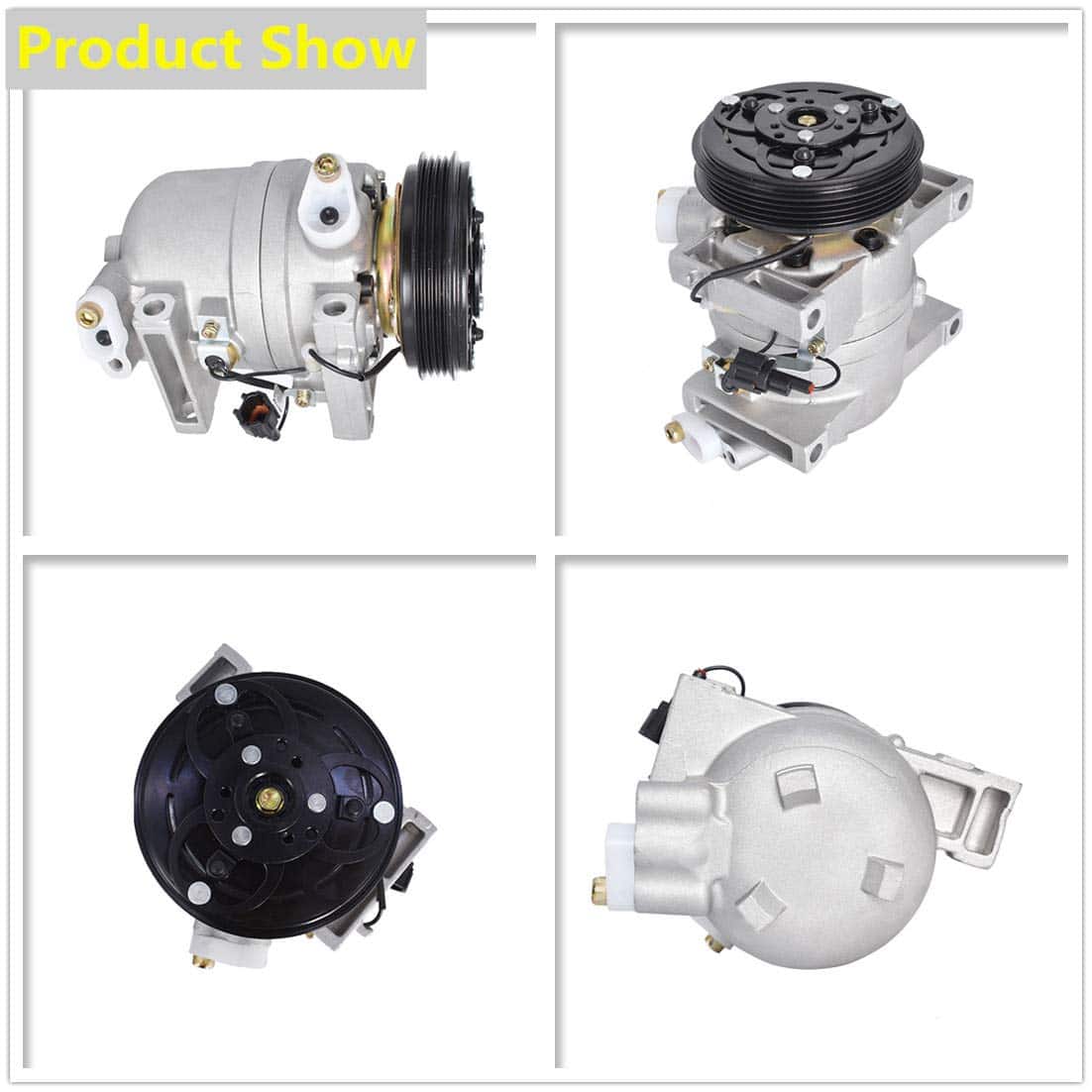 Compresor de aire acondicionado WFLNHB y embrague A/C, 4 - Imagen 3