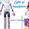 Disfraz de My Style Trolls 2 Barb con Mameluco, Diadema