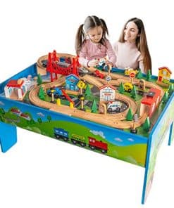 Juego de Trenes de Mesa FUNPENY, Set de Ferrocarril de