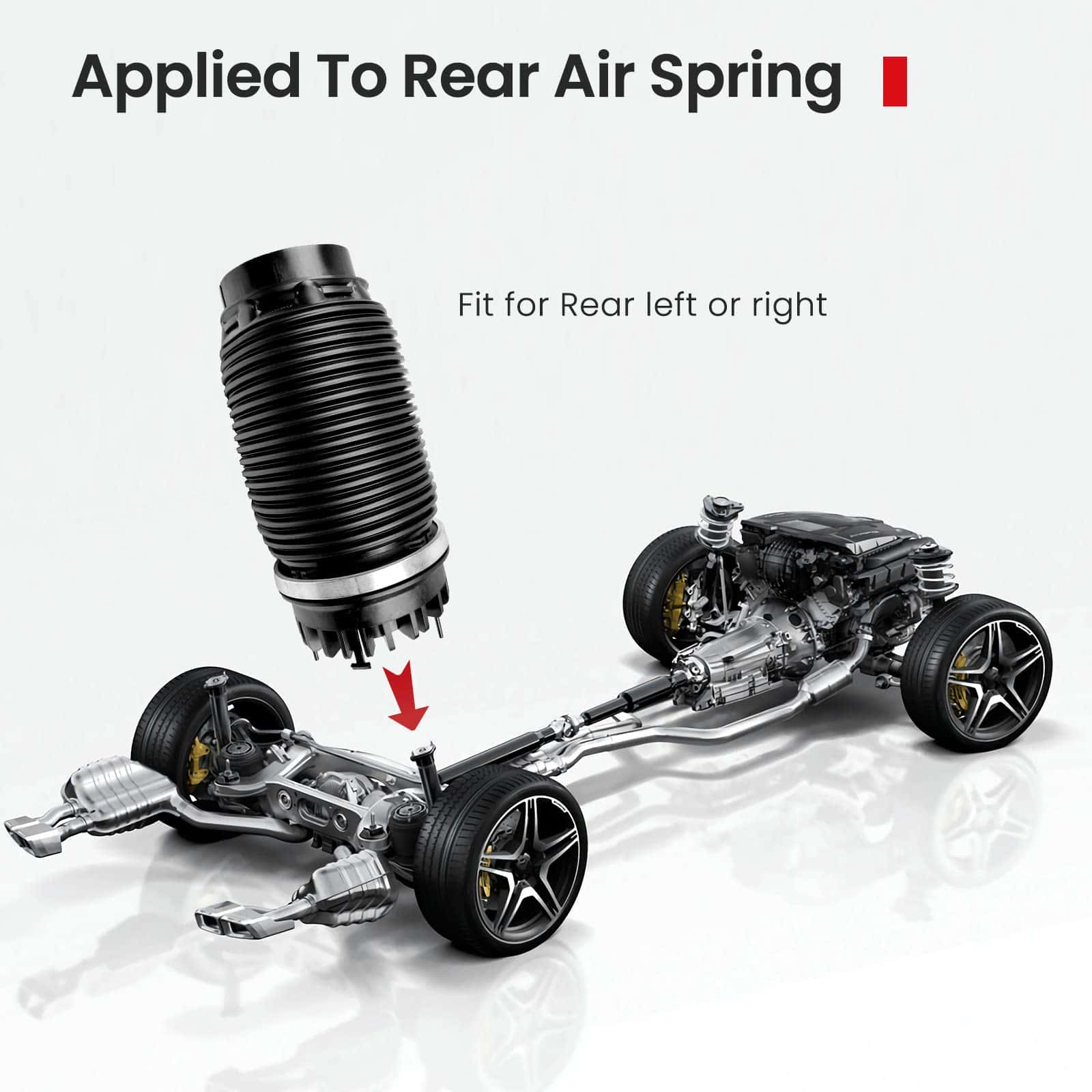 Bolsa de resorte de suspensión trasera Vigor compatible con - Imagen 4