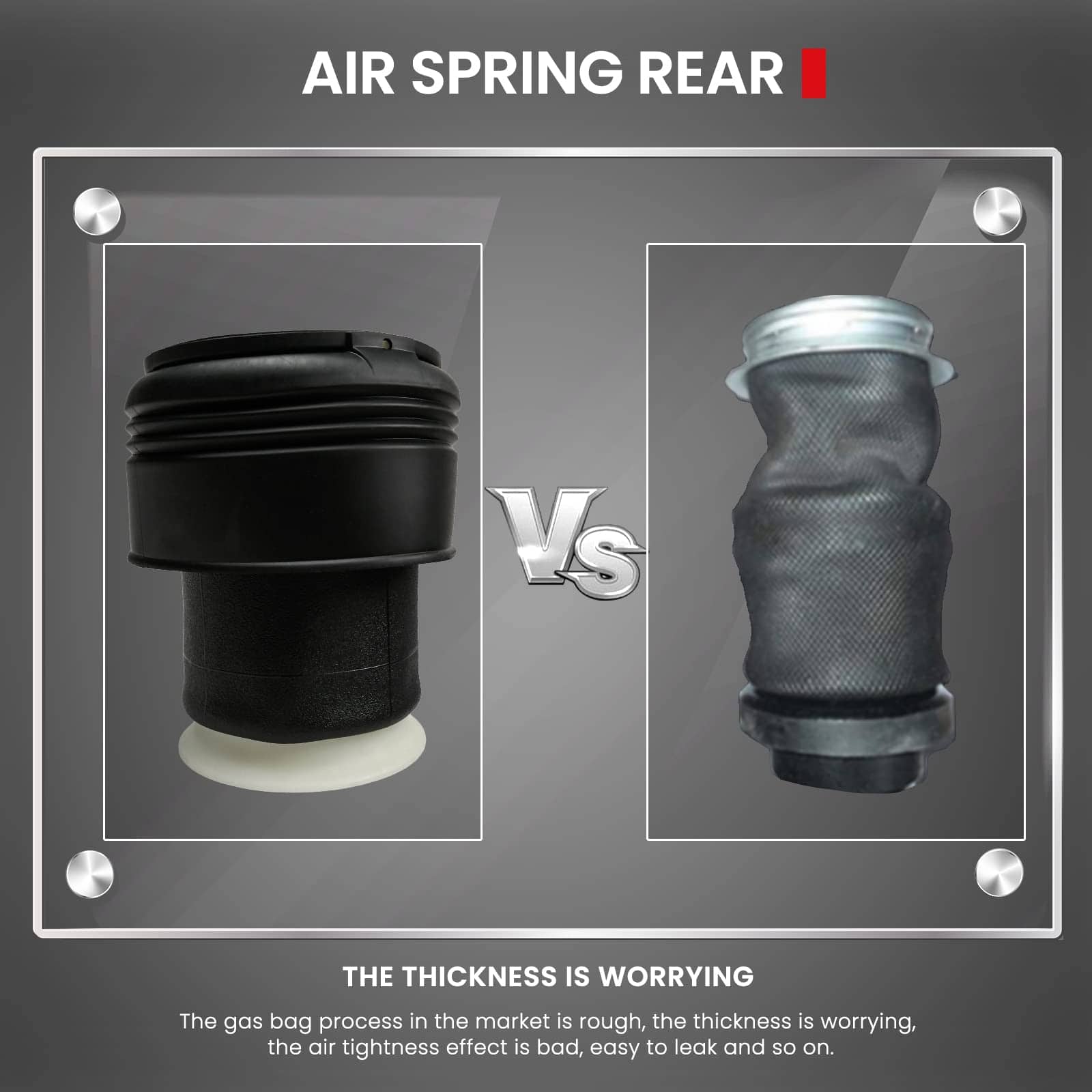 VIGOR Resortes de Suspensión Trasera de Aire Compatible con - Imagen 9