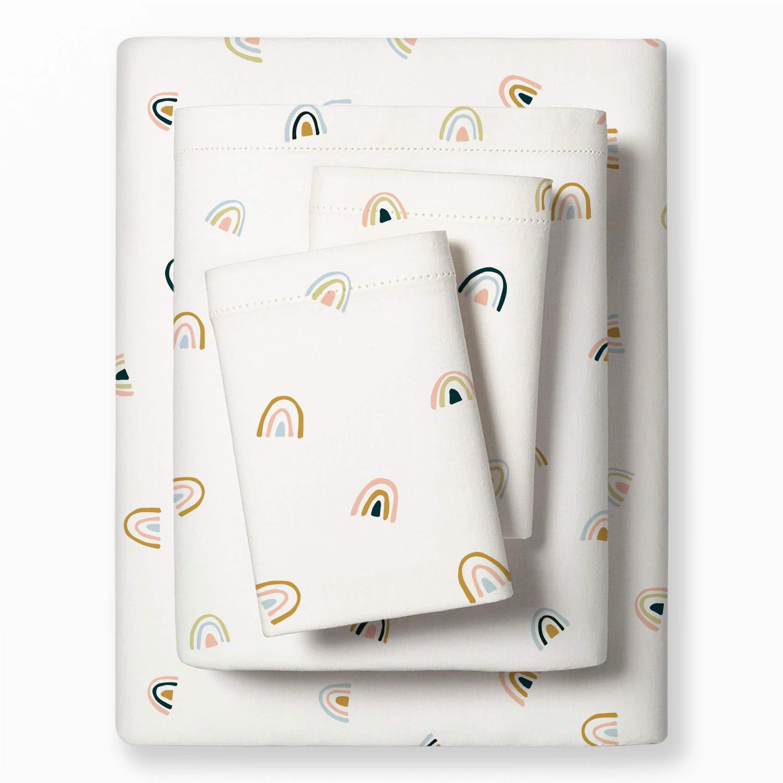 MakeMake Organics Sabanas Orgánicas para Gemelos (4 Piezas)