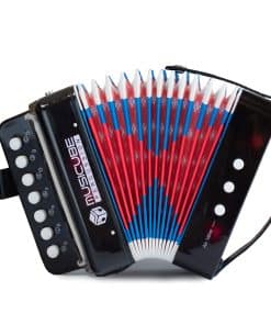 Acordeón de Juguete para Niños MUSICUBE de 10 Teclas Botón