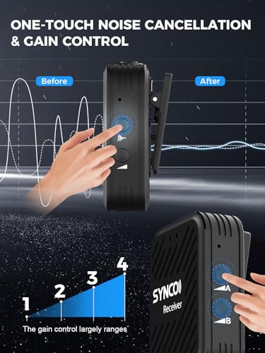 Micrófonos Lavalier Inalámbricos SYNCO & Sistema, G1(A2) - Imagen 5