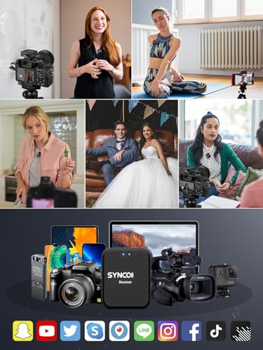 Micrófonos Lavalier Inalámbricos SYNCO & Sistema, G1(A2) - Imagen 3