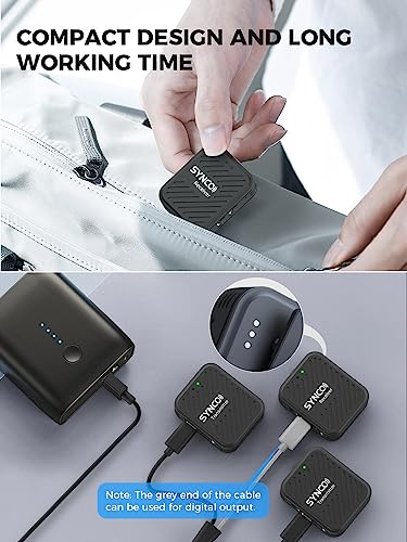 Micrófonos Lavalier Inalámbricos SYNCO & Sistema, G1(A2) - Imagen 6