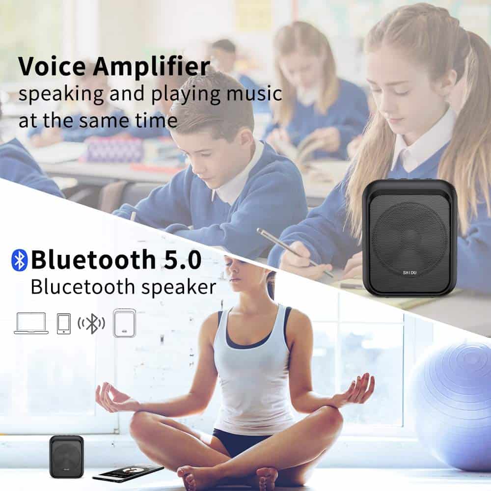 Amplificador de Voz Mini Portátil con Altavoz Bluetooth y - Imagen 7