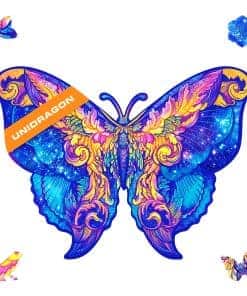 Rompecabezas de Madera Original de UNIDRAGON - Mariposa
