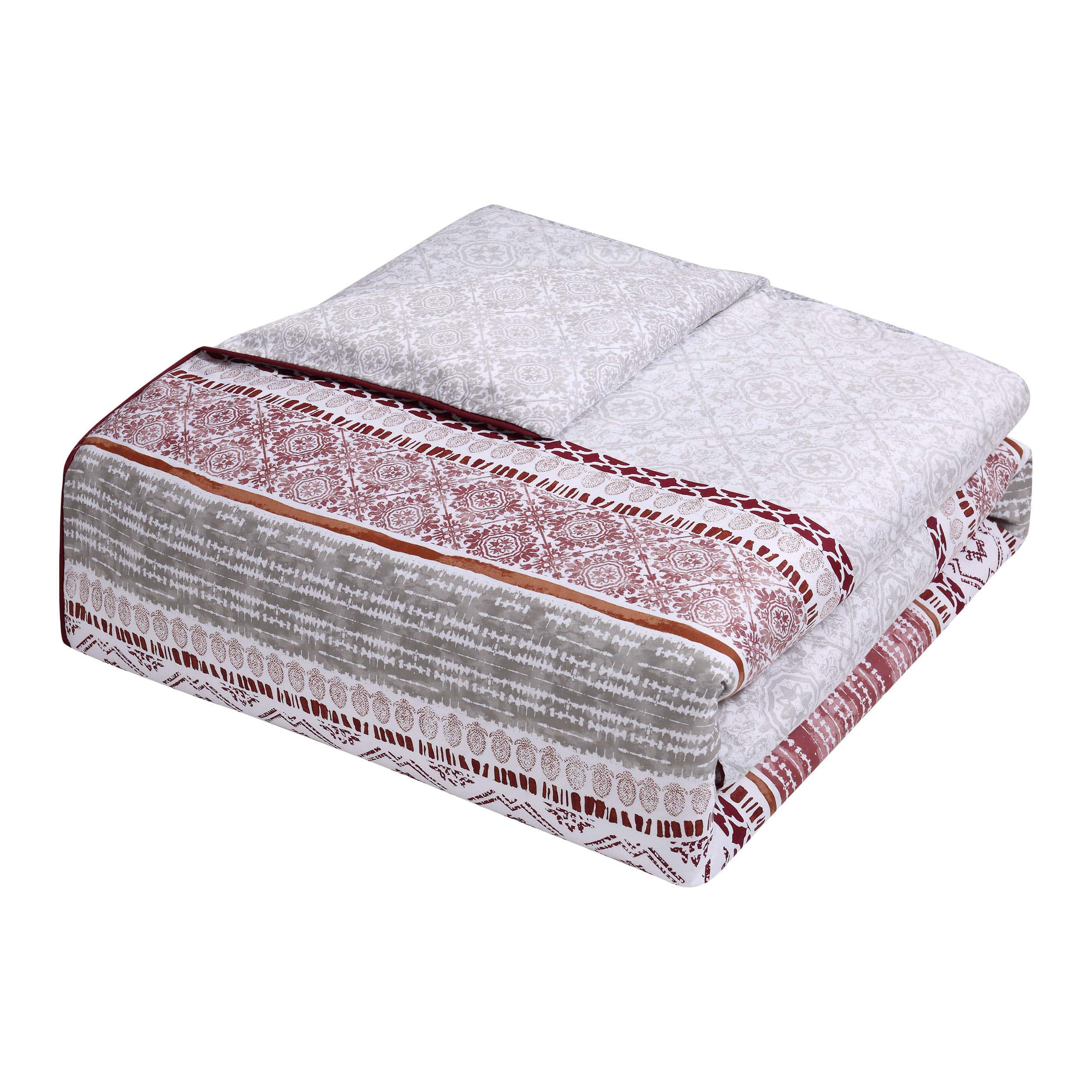 Juego de Edredón de 3 Piezas French Connection Home, Queen, - Imagen 4