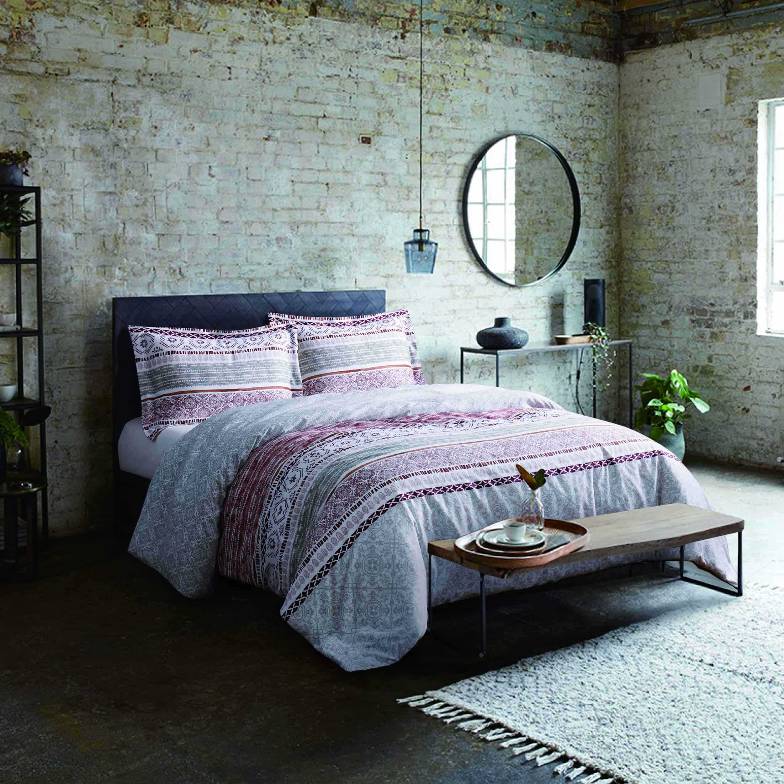 Juego de Edredón de 3 Piezas French Connection Home, Queen,