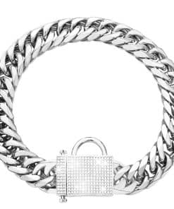 Collar para Perro PRADOG de Cadena de Acero Inoxidable con