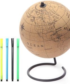 Globo de Corcho para Colorear con Rotuladores - Globo