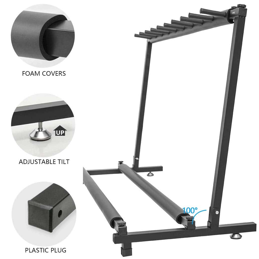 Soporte para guitarra y bajo Morimoe para mostrar múltiples - Imagen 5