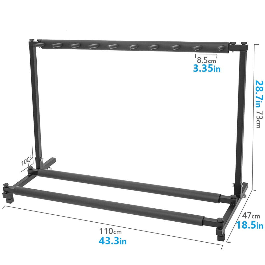 Soporte para guitarra y bajo Morimoe para mostrar múltiples - Imagen 3