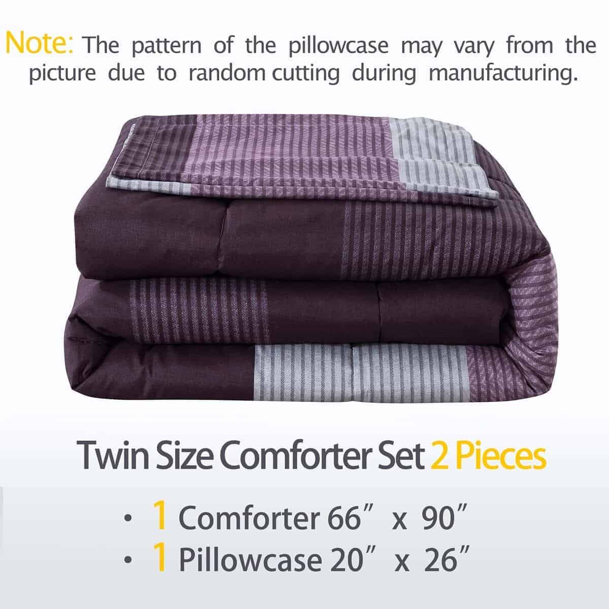 Juego de Edredón Andency Tamaño Twin (66x90 pulgadas), 2 - Imagen 3