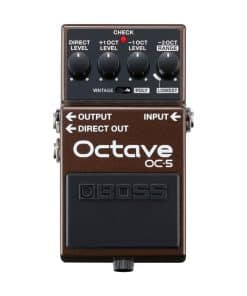 Pedal de Efecto de Octavador BOSS OC-5 para Guitarra y Bajo