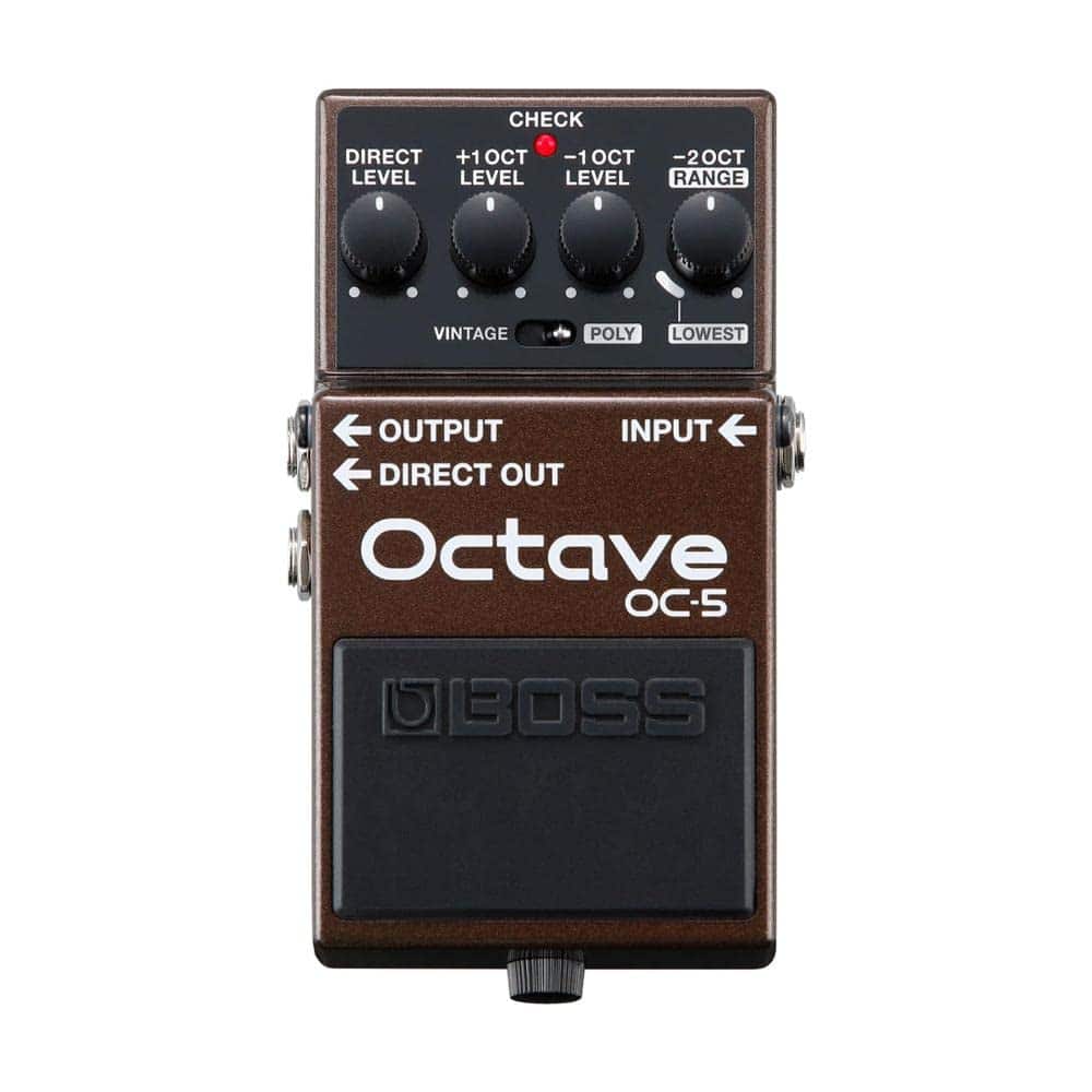 Pedal de Efecto de Octavador BOSS OC-5 para Guitarra y Bajo