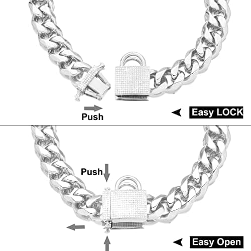 Collar de Perro PRADOG de Acero Inoxidable con Cierre de - Imagen 6