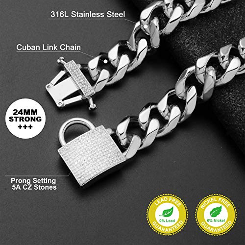 Collar de Perro PRADOG de Acero Inoxidable con Cierre de - Imagen 5