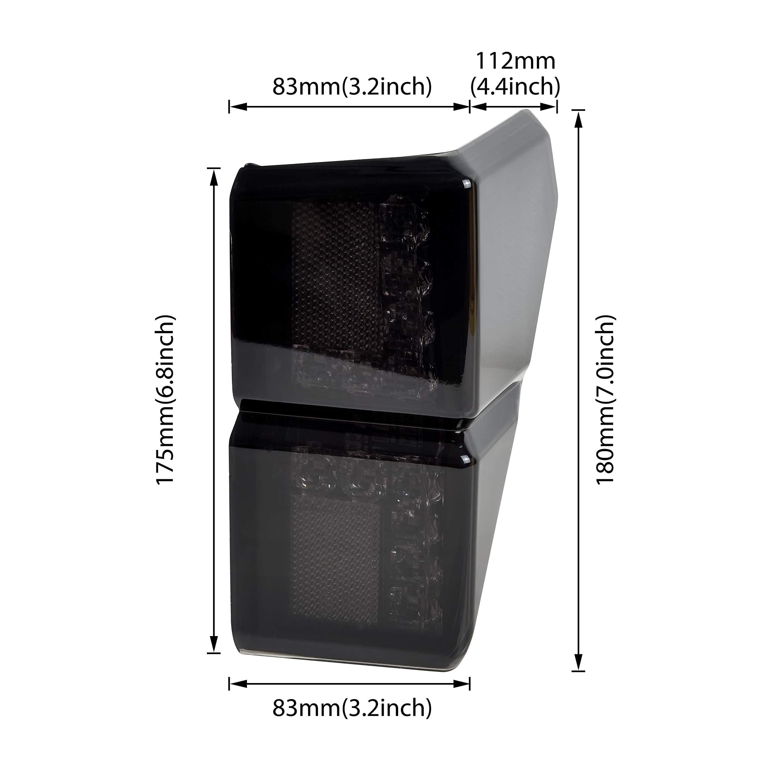 Luces traseras ahumadas negras LED para frenos traseros - Imagen 7
