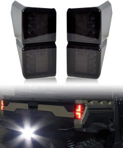 Luces traseras ahumadas negras LED para frenos traseros