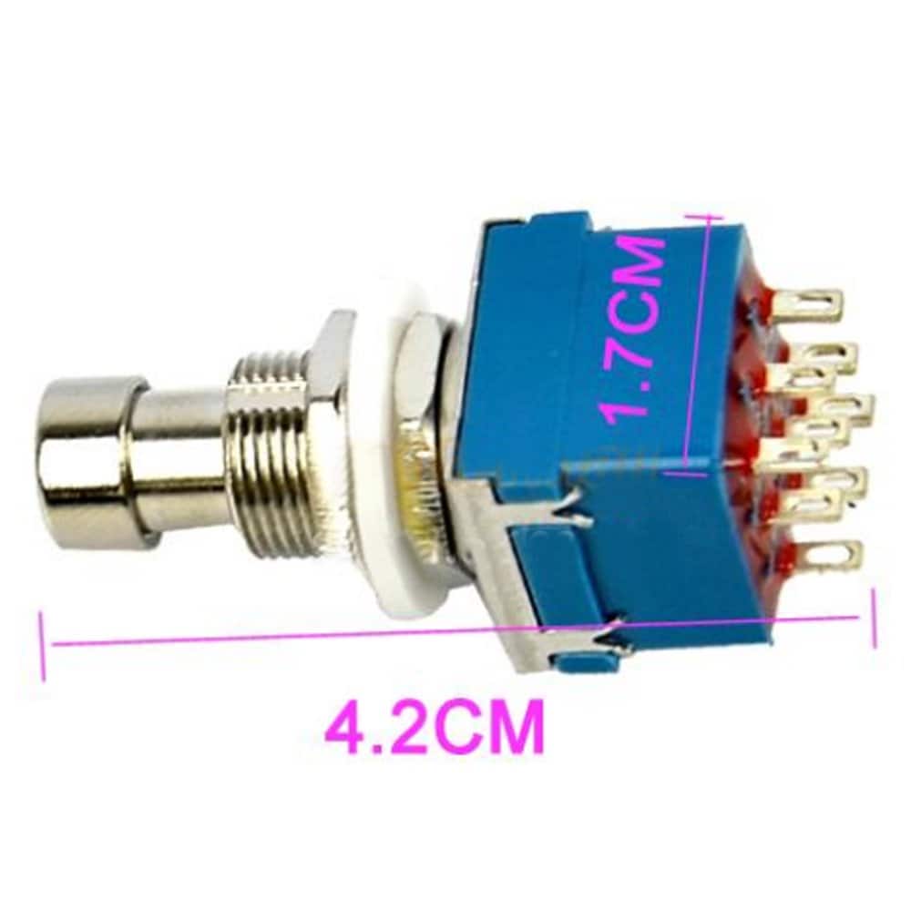Interruptor de pedal de efecto para guitarra ESUPPORT 3PDT - Imagen 7