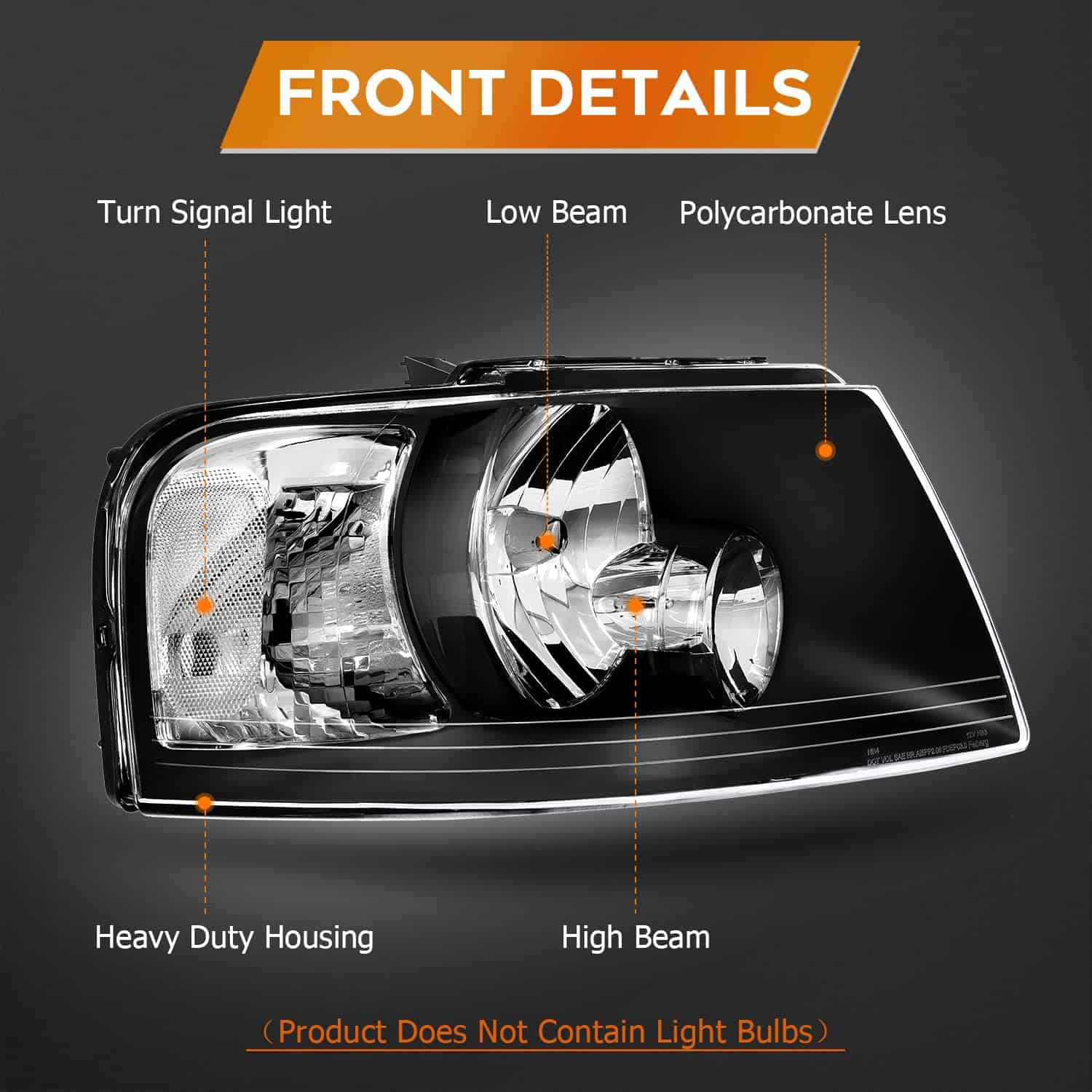 Conjunto de Faros Delanteros Para Ford Expedition 2003-2006 - Imagen 4