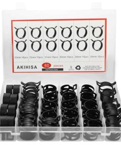 AKIHISA 60 Piezas 28-33mm Abrazadera de Manguera de