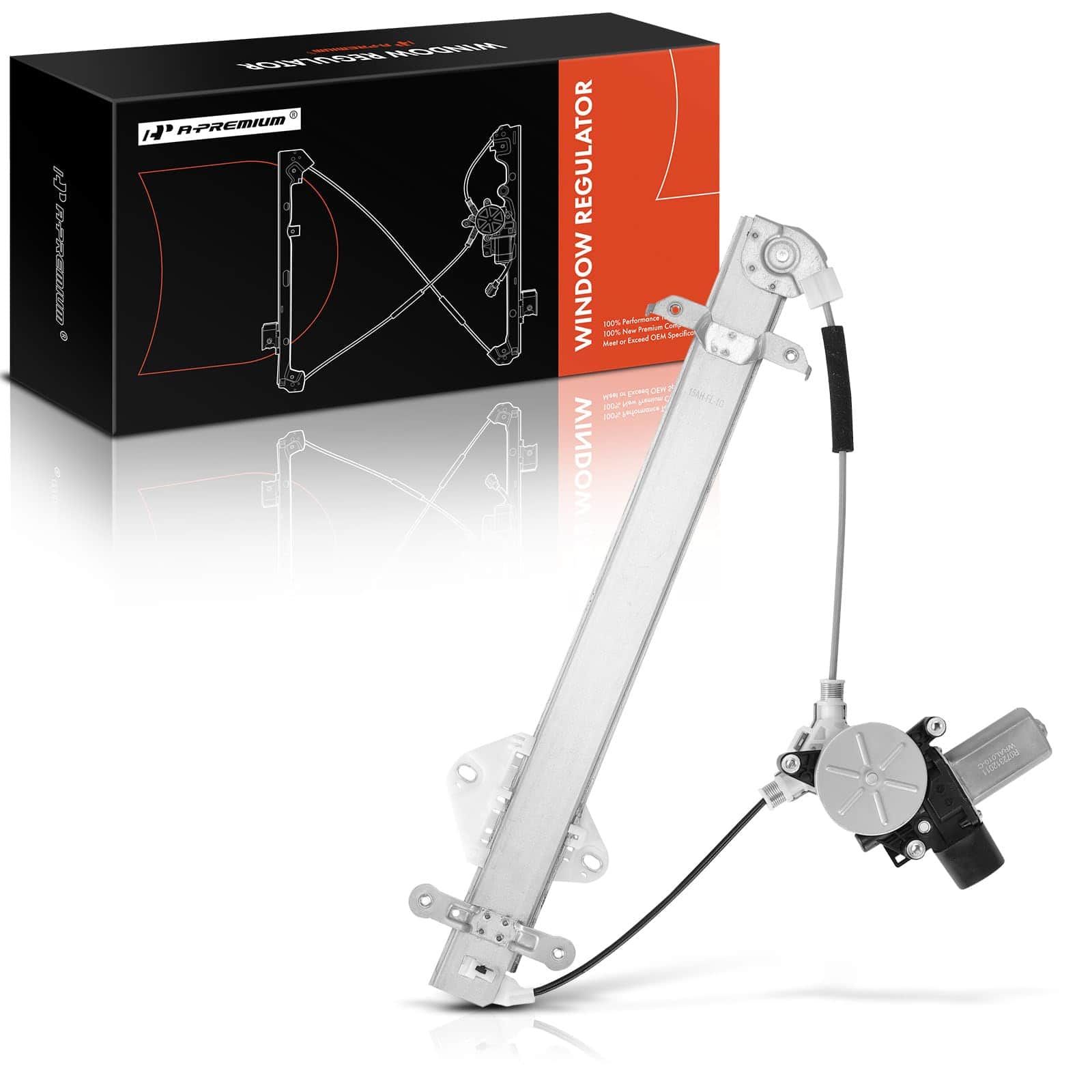 Regulador de ventana eléctrico con motor compatible con