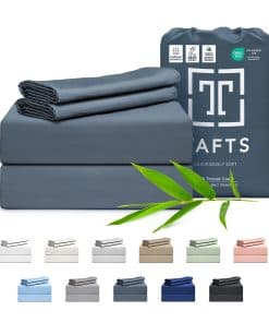 Juego de sábanas para cama matrimonial Tafts 100% viscosa