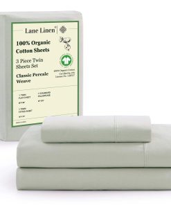 Juego de sábanas 100% algodón orgánico Lane -Mineral