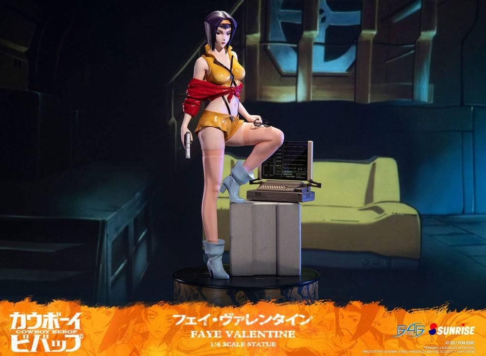Estatua de resina Cowboy Bebop: Faye Valentine a escala 1:4 - Imagen 4