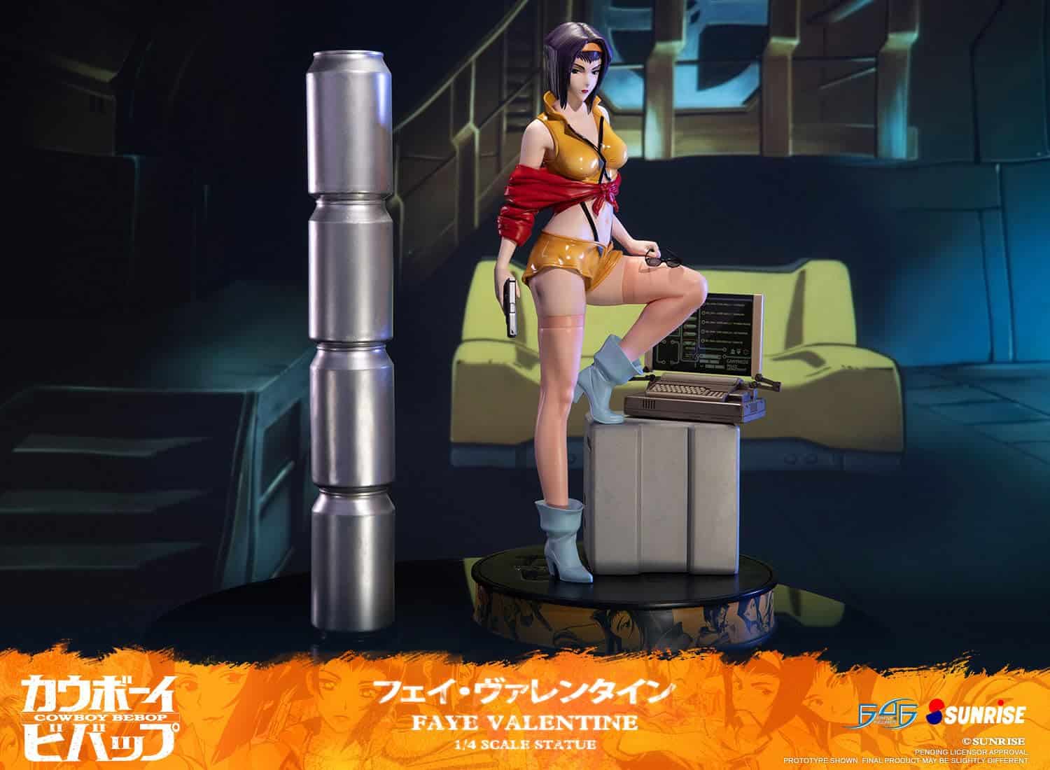 Estatua de resina Cowboy Bebop: Faye Valentine a escala 1:4 - Imagen 5