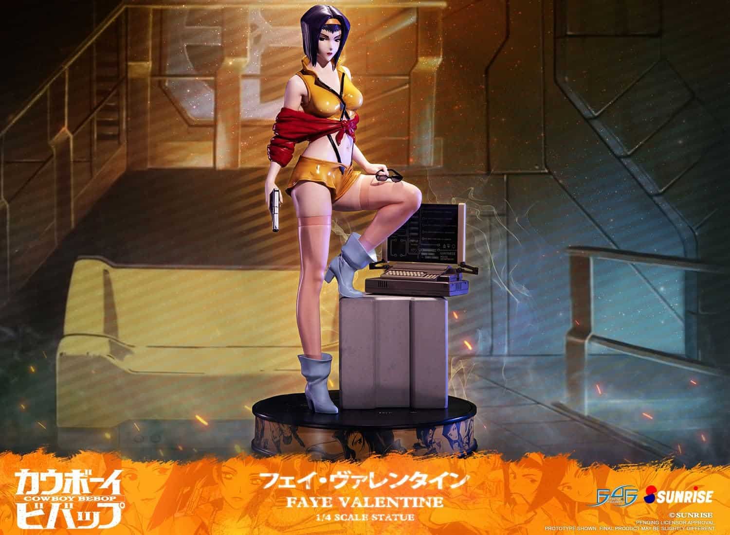 Estatua de resina Cowboy Bebop: Faye Valentine a escala 1:4 - Imagen 3