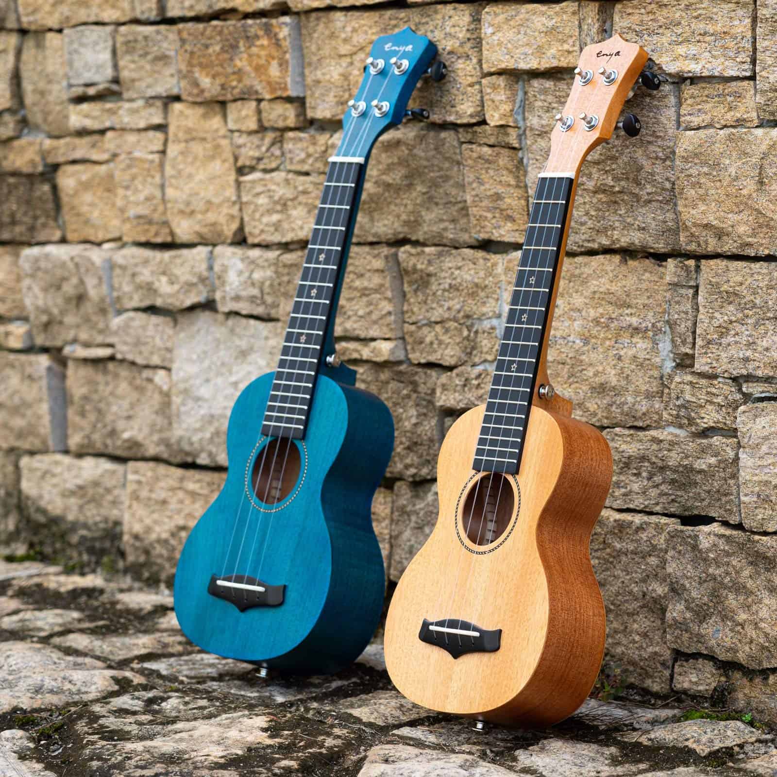 Ukulele Soprano Enya 21" Tapa de Caoba Maciza Kit para - Imagen 8