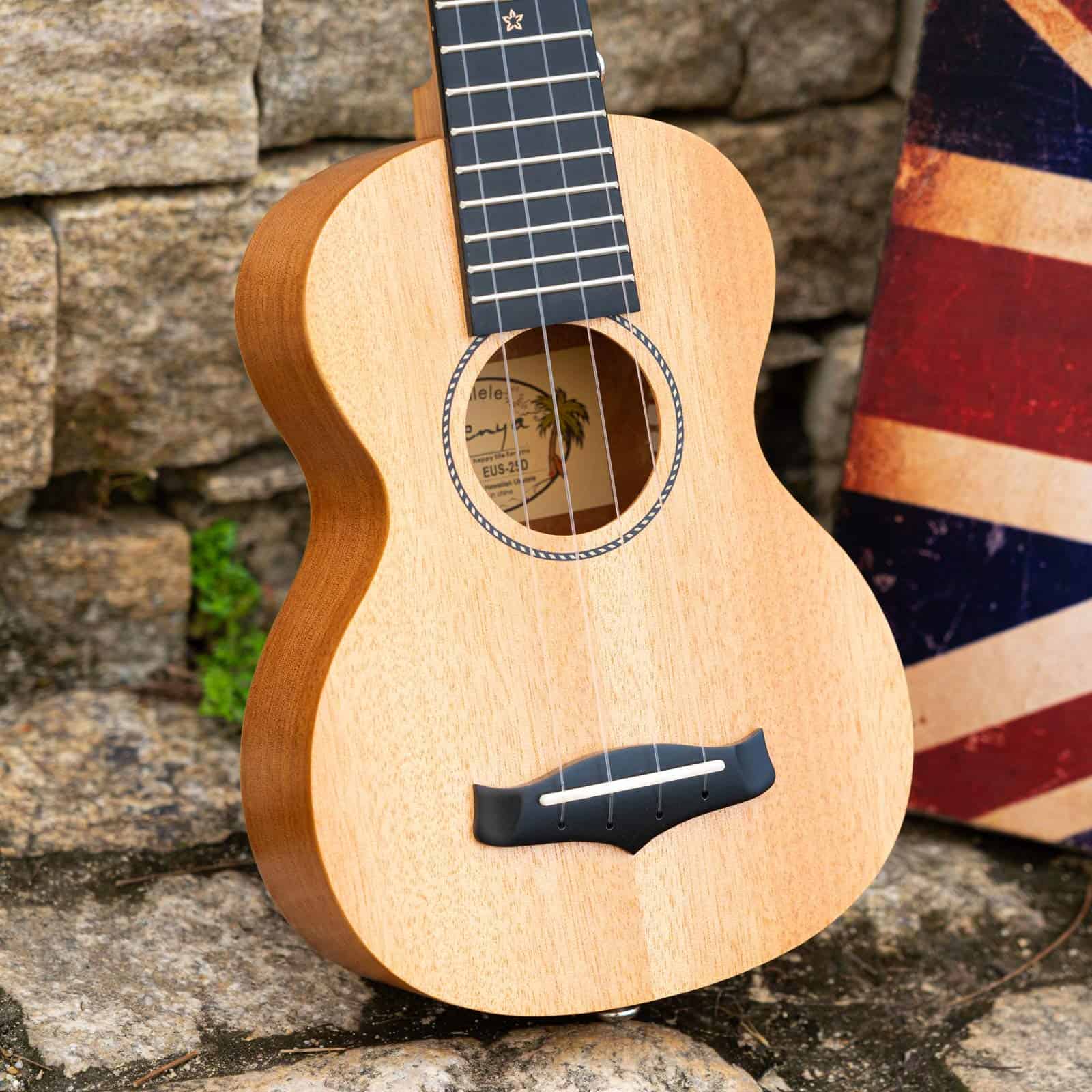 Ukulele Soprano Enya 21" Tapa de Caoba Maciza Kit para - Imagen 6